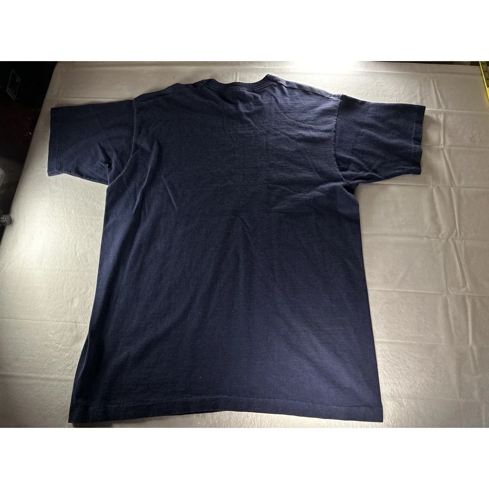 VTG 1990s Marco‎ Island Florida Shirt Mens XL Navy Made in USA Single Stitch Tee